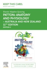 Elsevier Adaptive Quizzing for Anatomy & Physiology Australian and New Zealand 11th edition Access Card