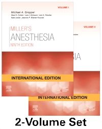 Miller's Anesthesia International Edition, 2 Vol - 9780323612630 | Elsevier  Health
