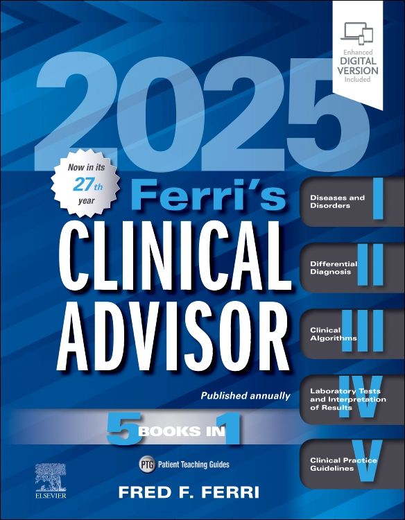 Ferri's Clinical Advisor 2025 9780443117244 Elsevier Health