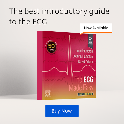 Hampton, The ECG Made Easy, 10th Edition - The best introductory guide to the ECG.